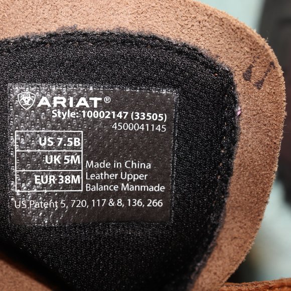 Ariat Heritage Lacer II Western Boots – Women’s Size 7.5 (Distressed Brown) - Picture 9 of 9